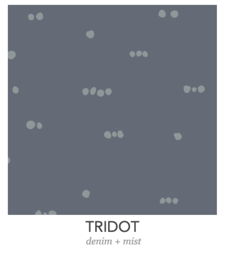 Indy Kimono Gown - Tridot Denim/Mist