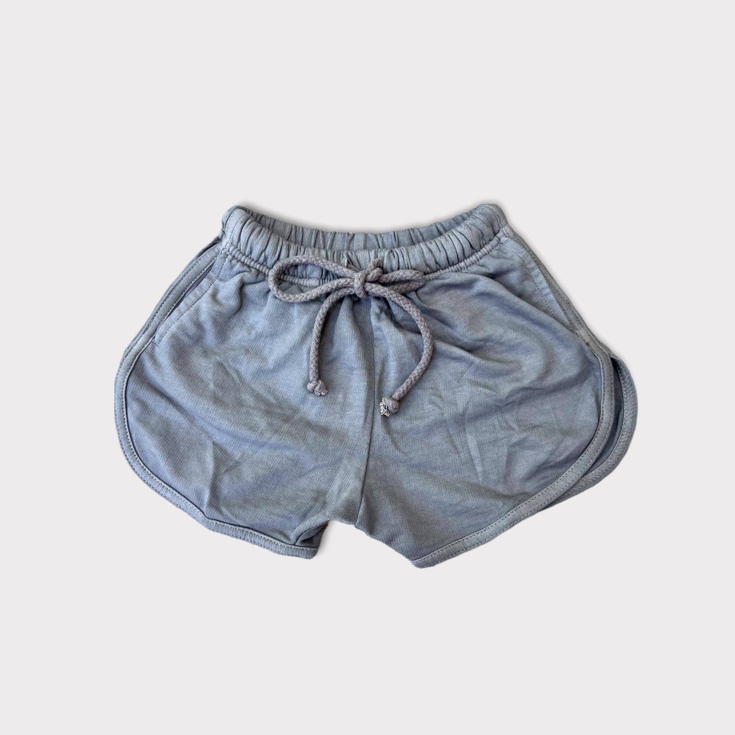 Organic Track Shorts - Neutral Grey