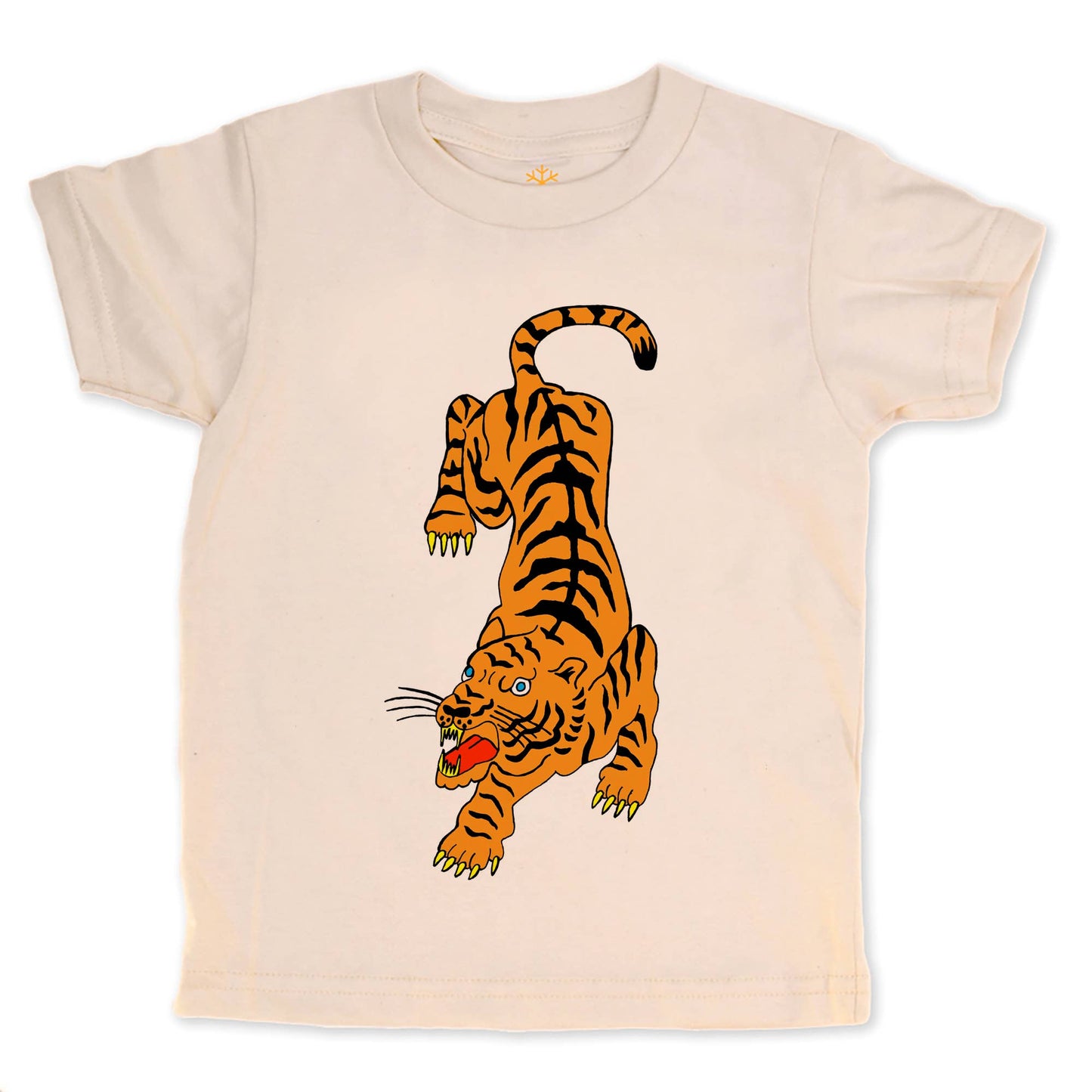 Kids Organic Tee - Tiger