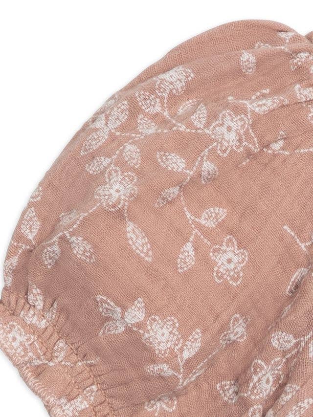 Organic Cotton Muslin Dress / Dusty Mauve