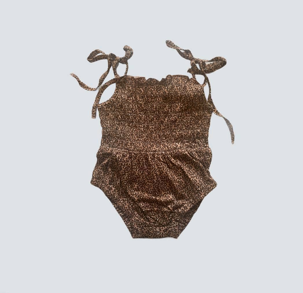 Bubble Romper - Leopard