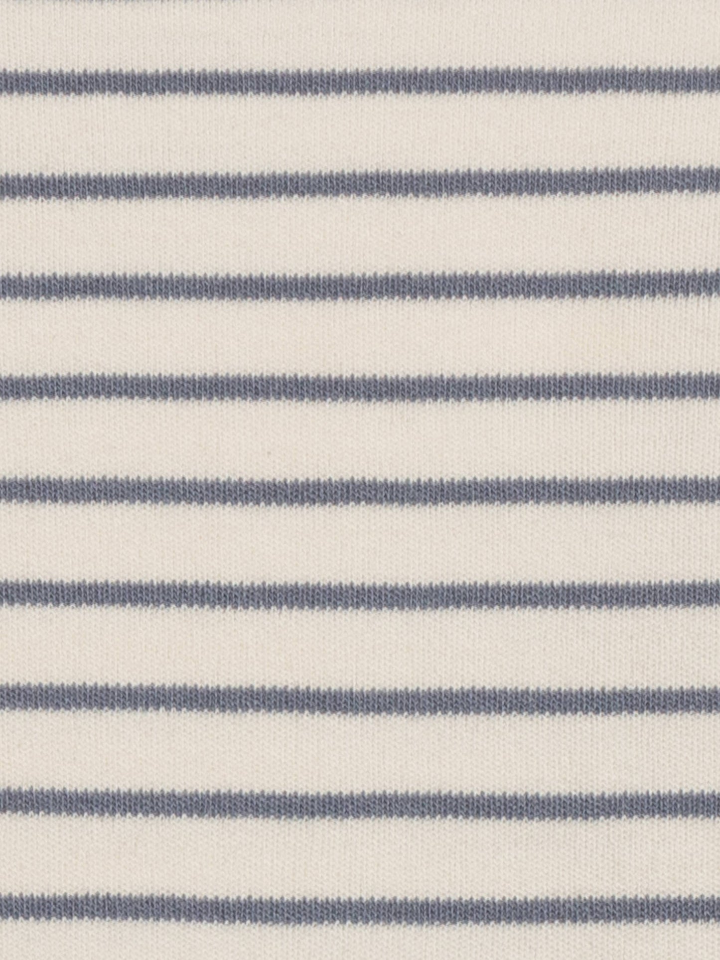Organic Cotton Zipper Sleeper - Summit Stripe Denim