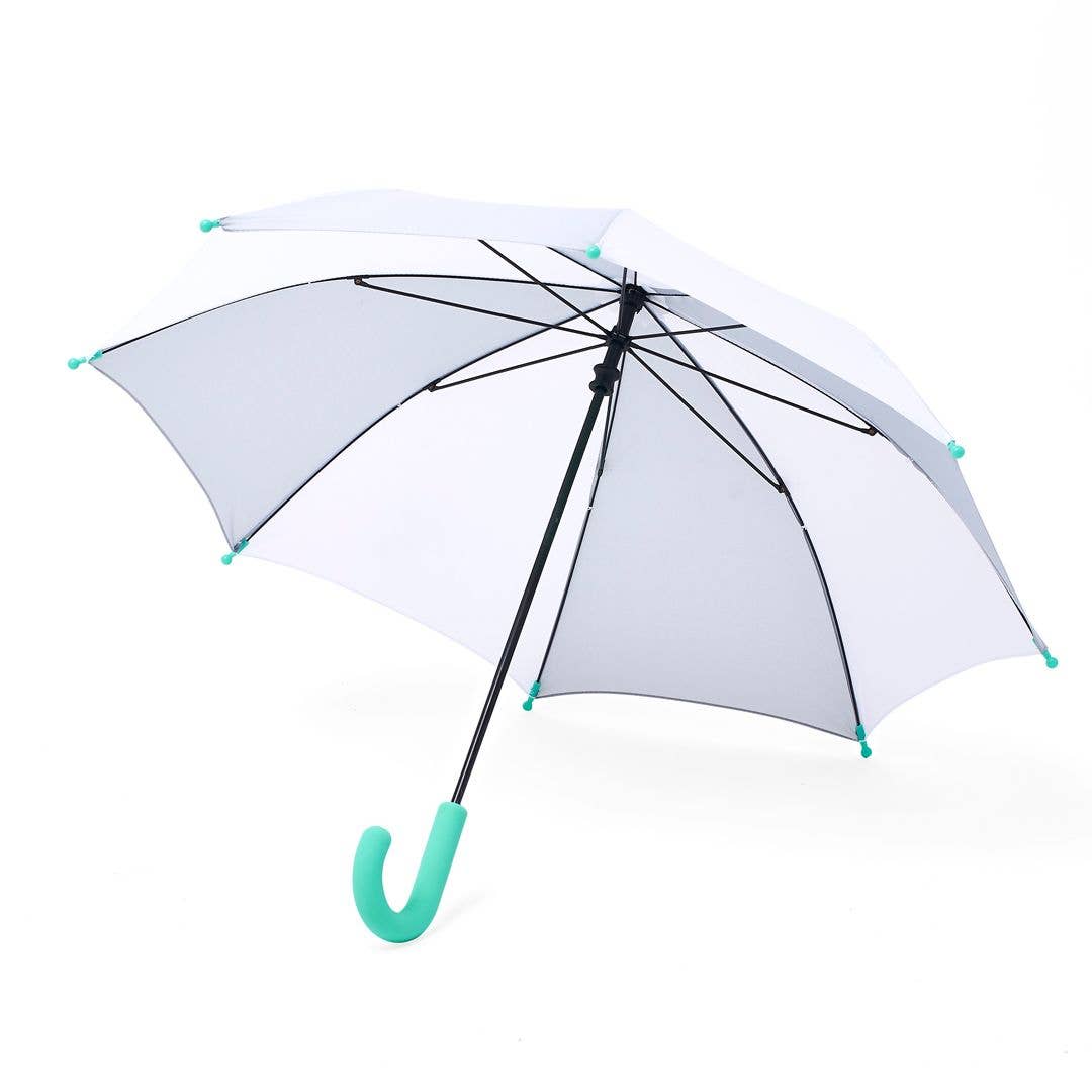 Kids Umbrella | Grey & White