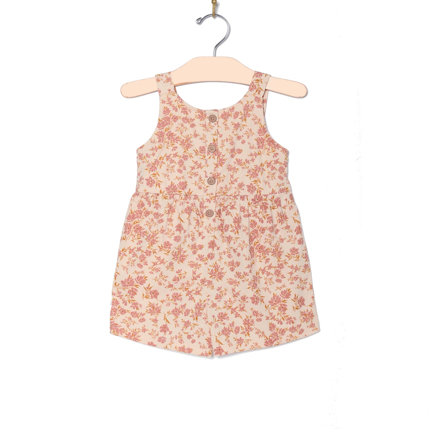 Tank Romper- Blush Floral