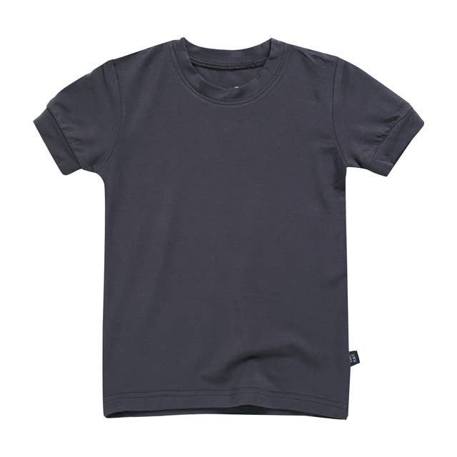 Short Sleeve Bamboo PJs - Charcoal
