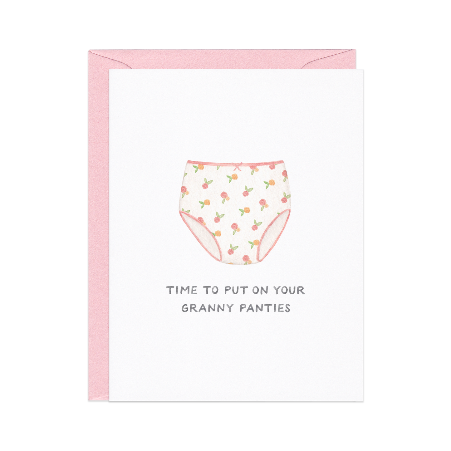 Granny Panties — Funny New Grandma Congrats Card