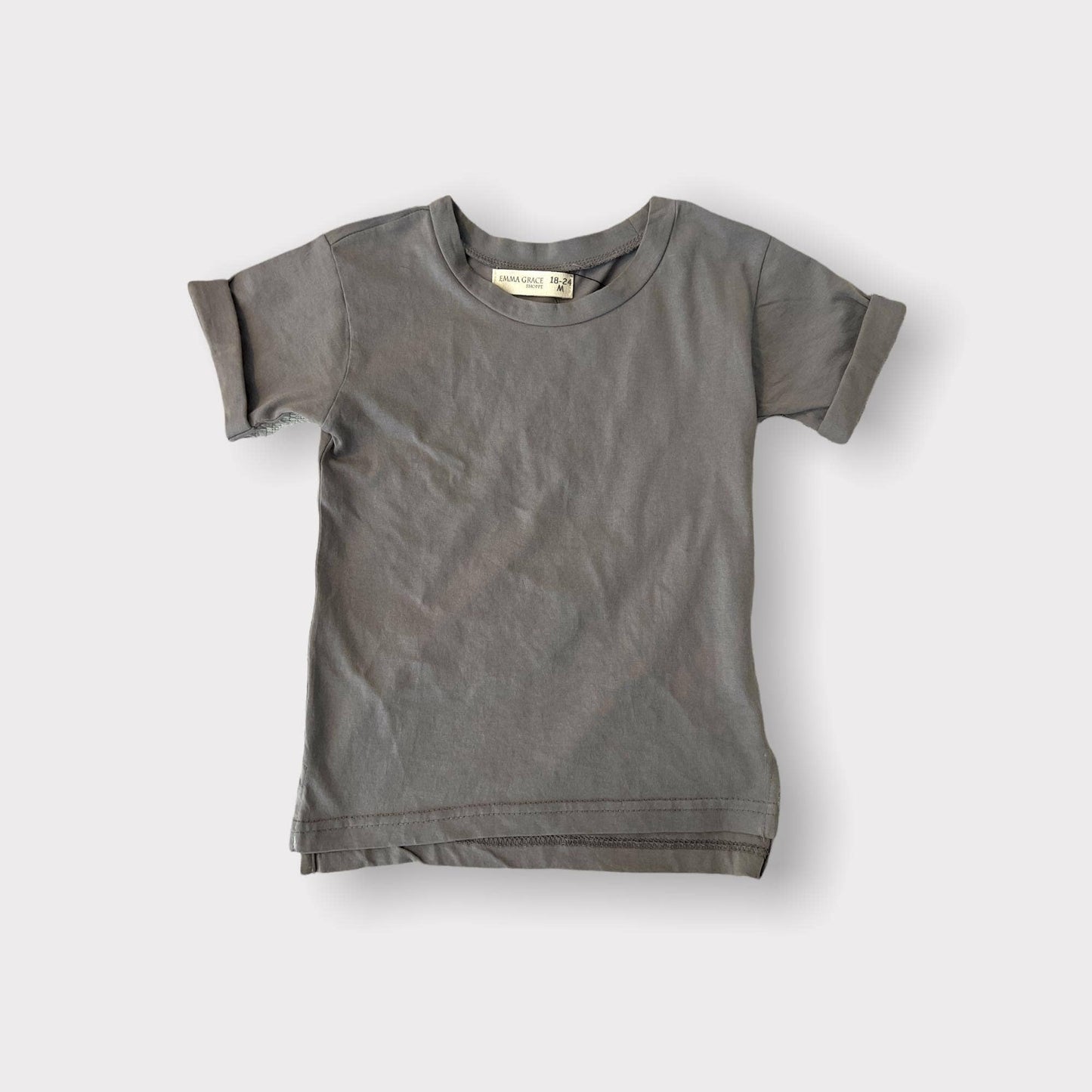 Organic Basic Tee - Neutral Grey