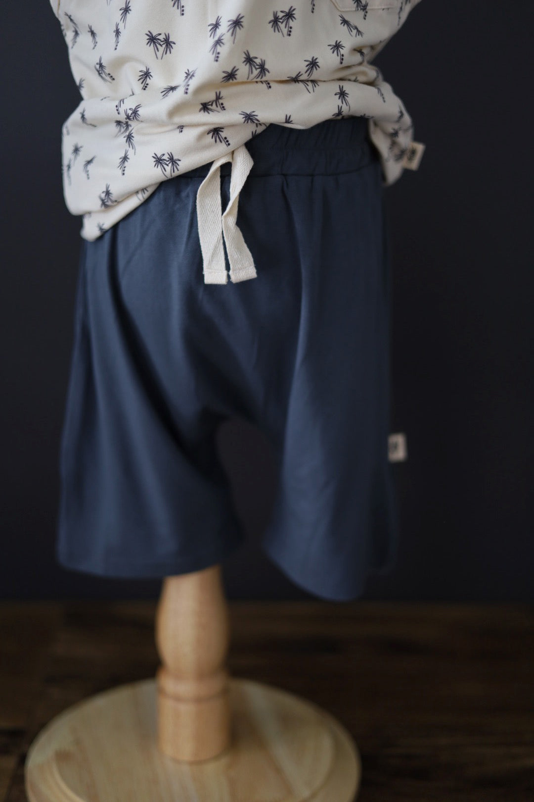 Toddler Harem shorts | Dusty Blue