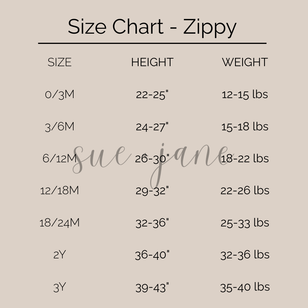 Goose Ruffle Bamboo Zippy
