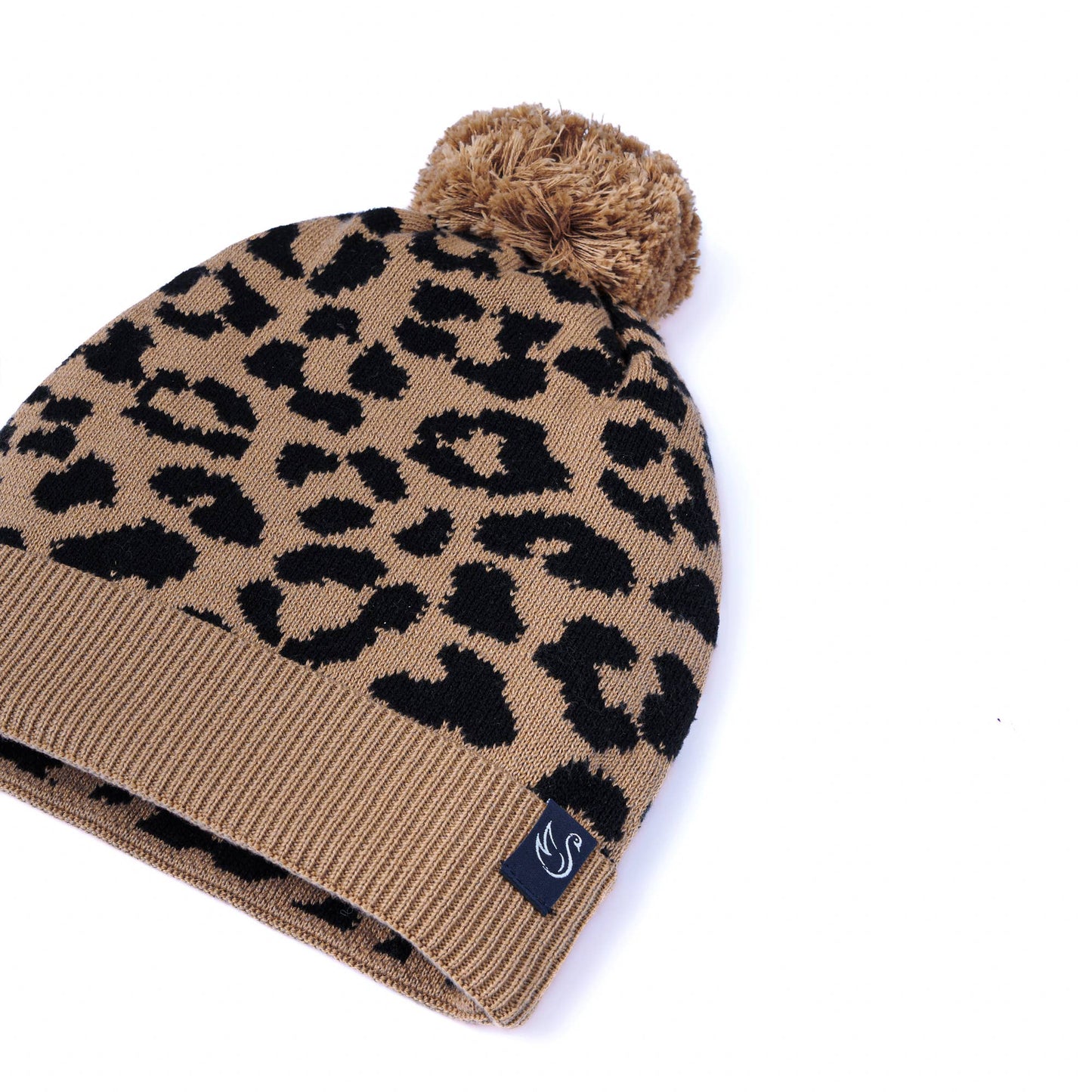 Leopard Baby Beanie 100% Cotton