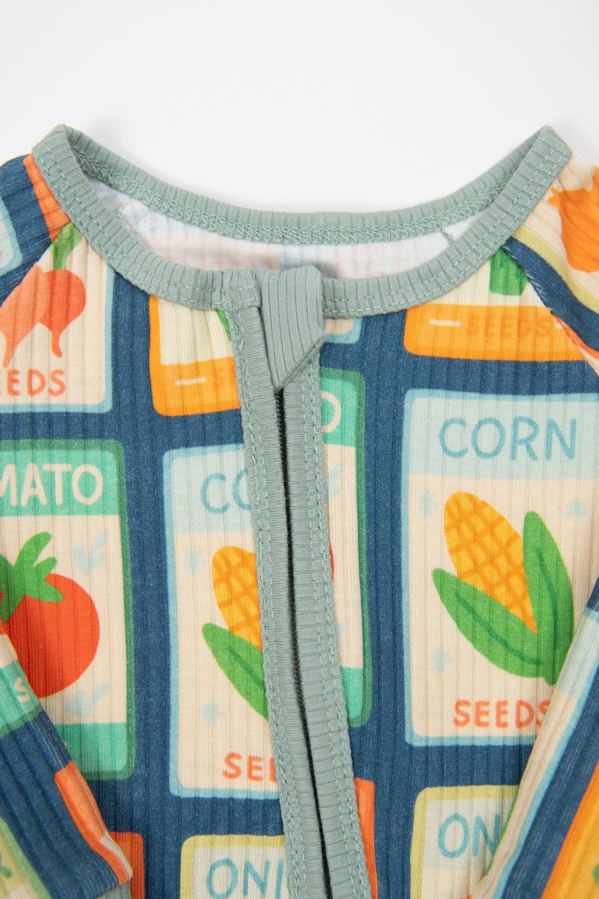 Cotton Ribbed Zippy | Garden Seed