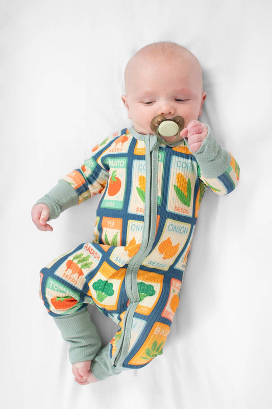 Cotton Ribbed Zippy | Garden Seed