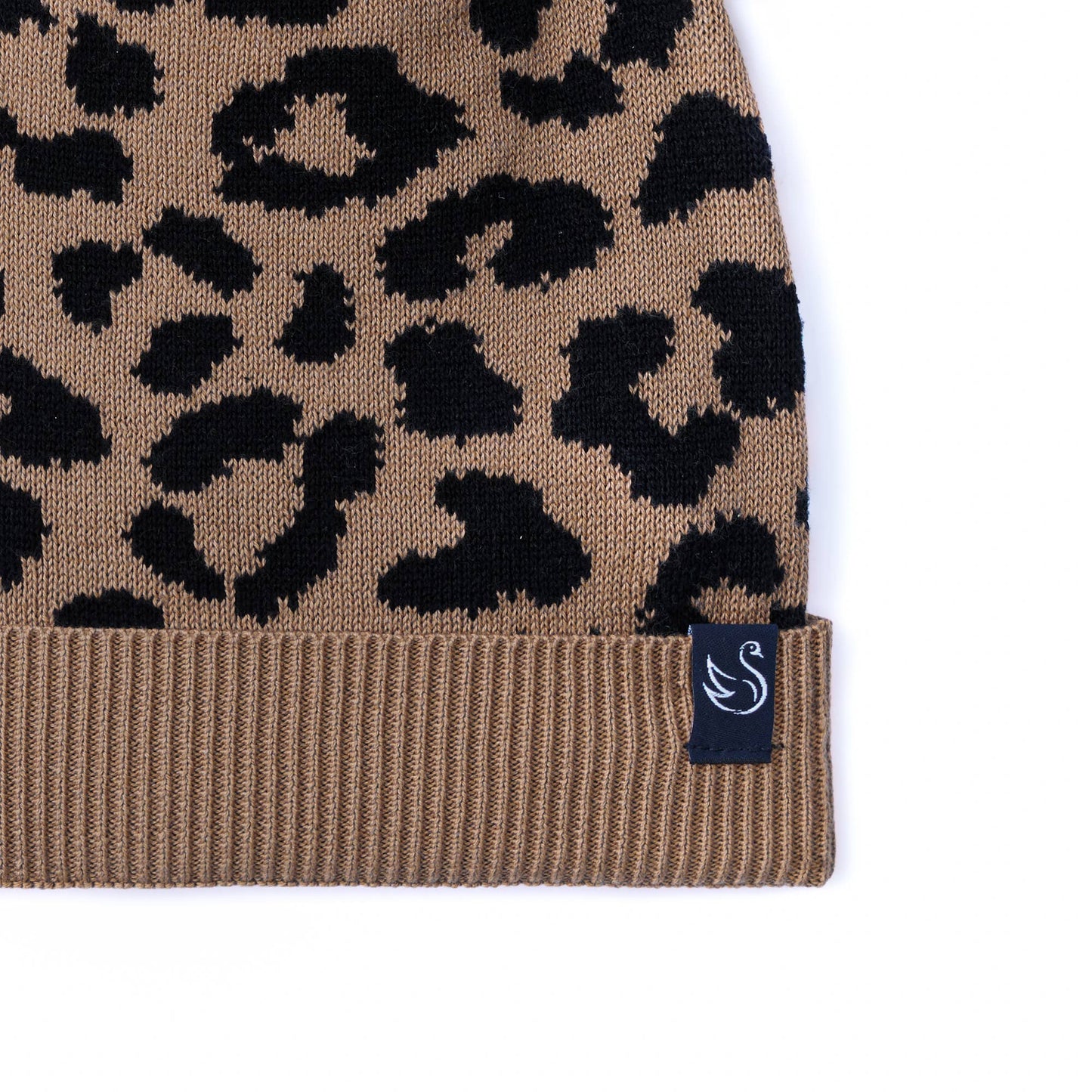 Leopard Baby Beanie 100% Cotton