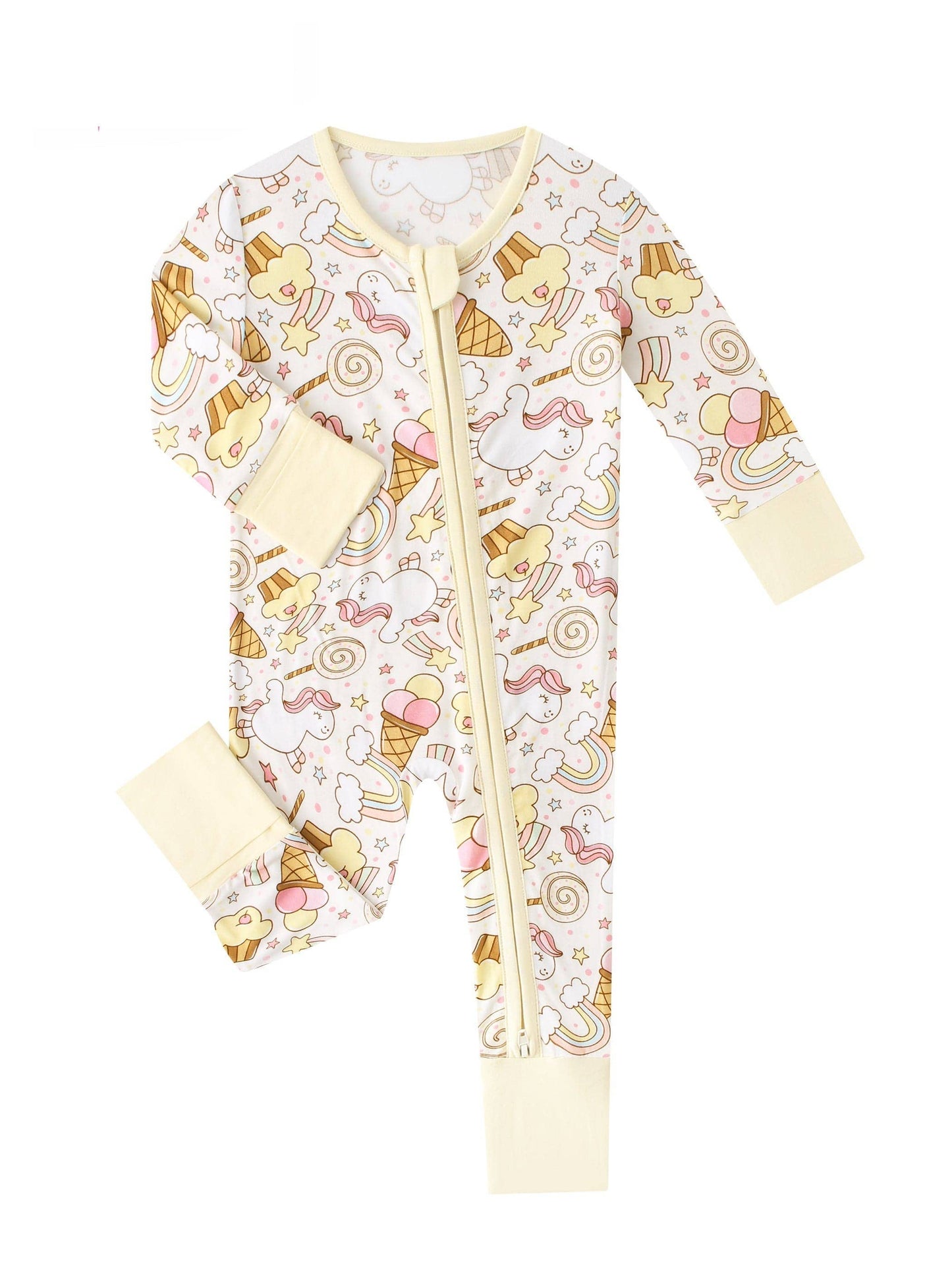 Bamboo Convertible Zippy Romper | Sweet Treats