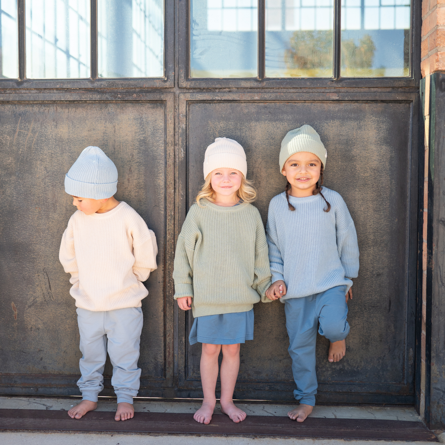 Chunky Knit Oversized Sweater | Sage