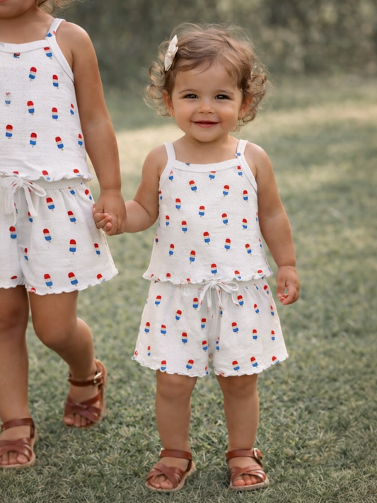 Organic Pointelle Set | Popsicle