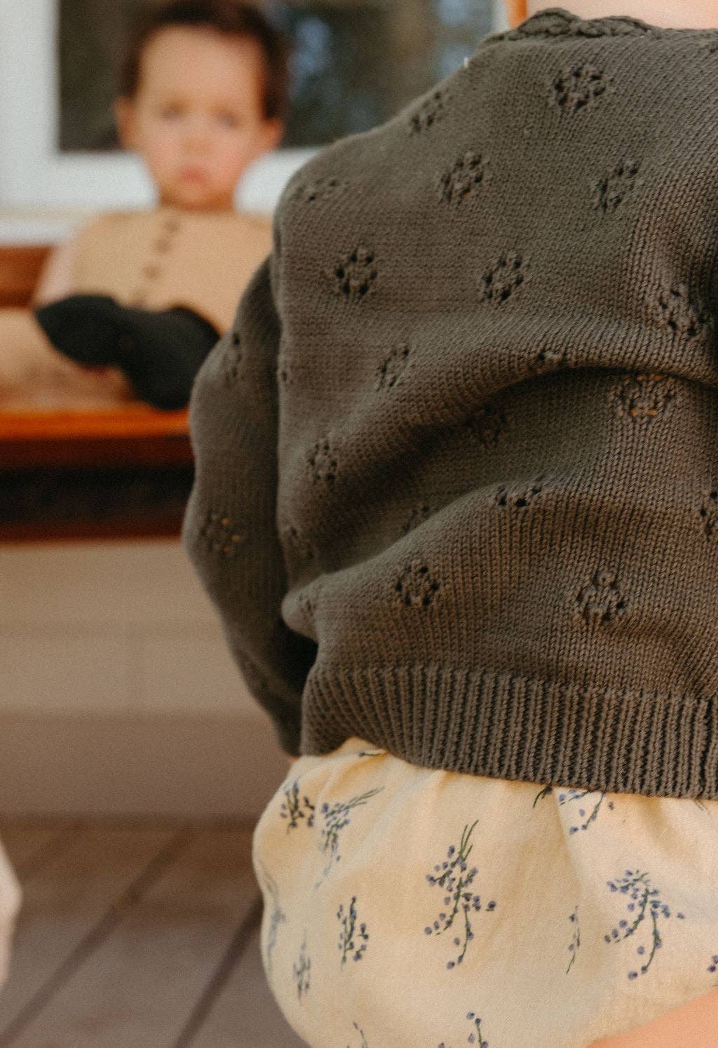 100% Cotton Anita Cardigan | Green