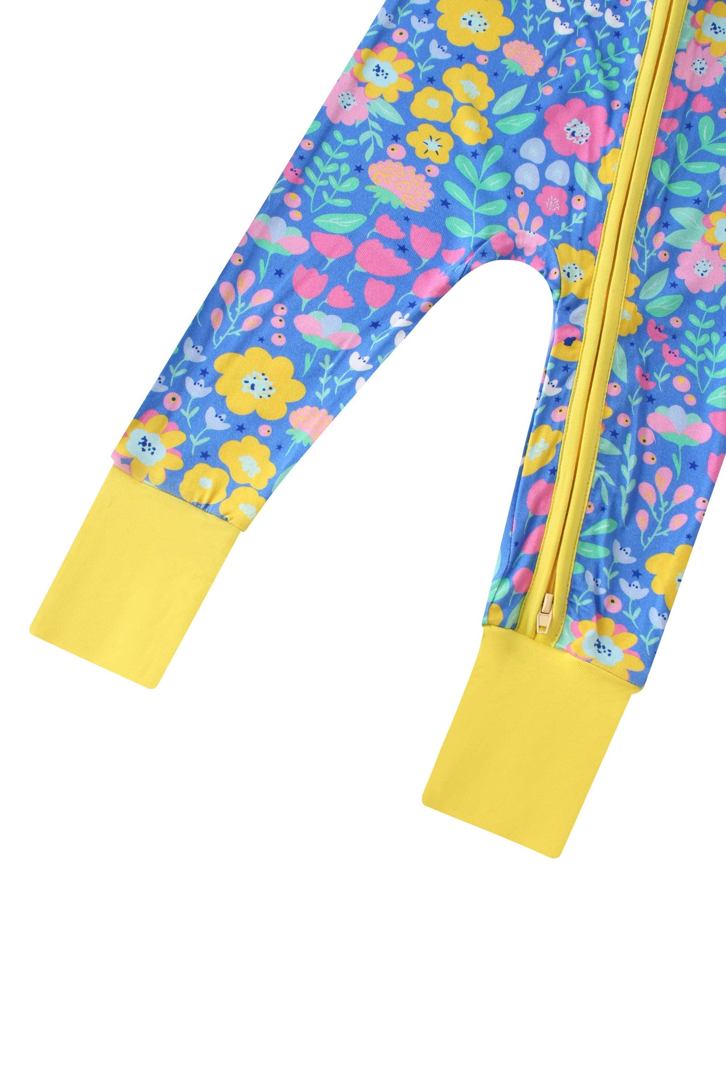 Bamboo Convertible Zippy Romper | Sunny Blooms