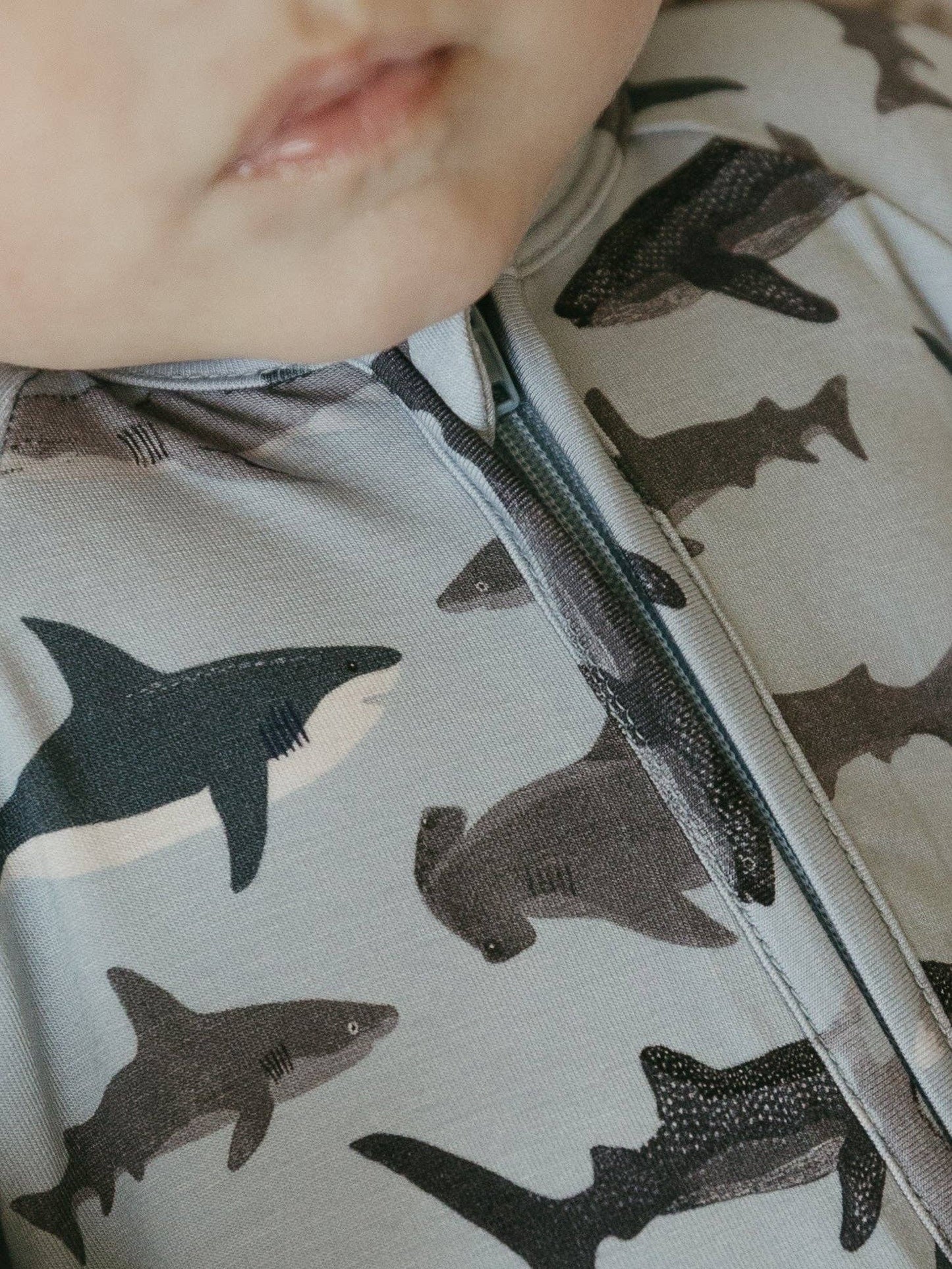 Sharks Cove | Bamboo Zipper Pajamas