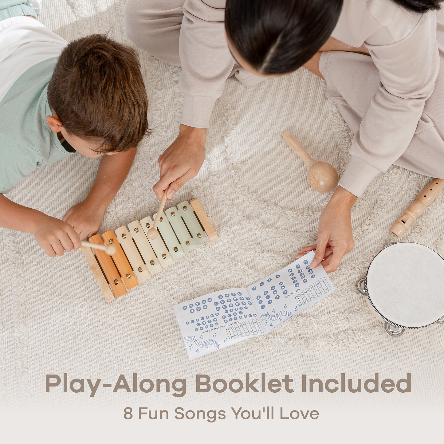 4-Piece Musical Instruments for Toddlers