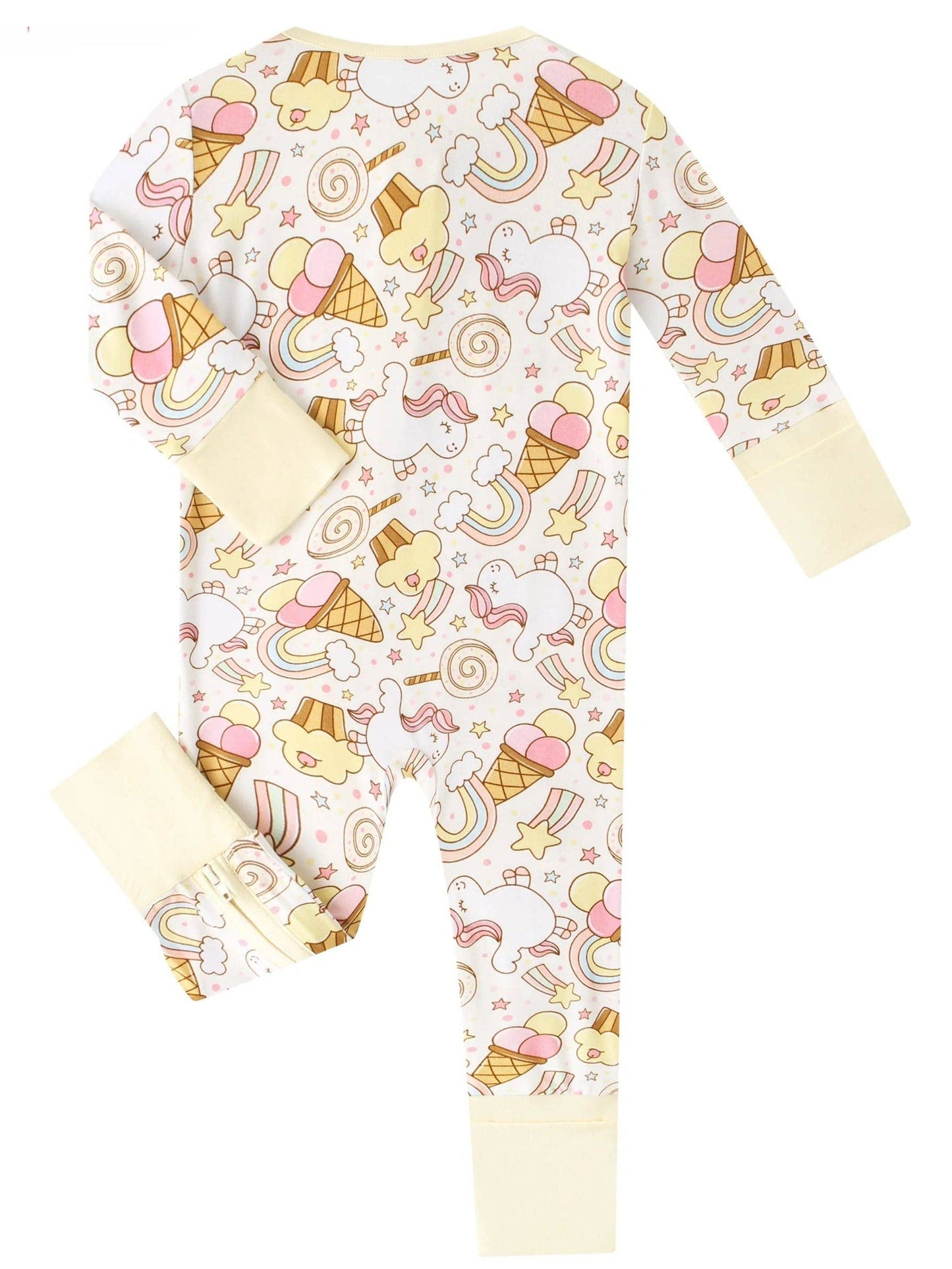 Bamboo Convertible Zippy Romper | Sweet Treats