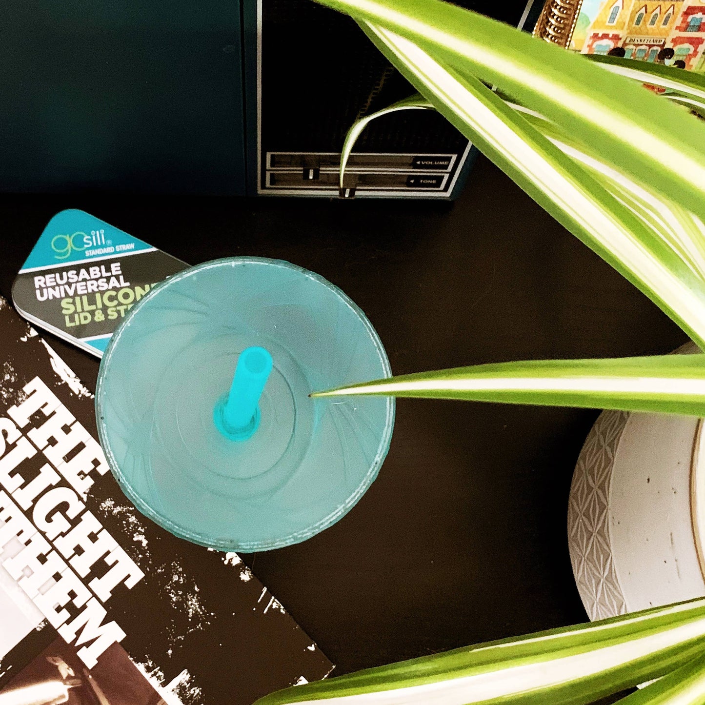 Silicone Lid and Straw with Travel Case