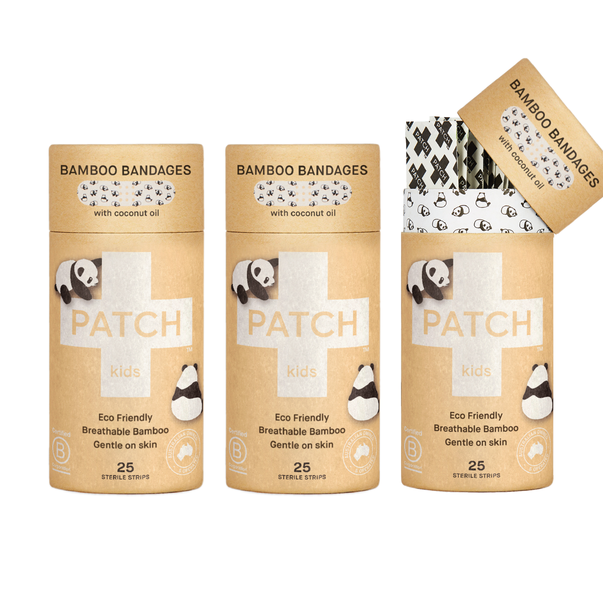 PATCH Panda Coconut Oil Bandages
