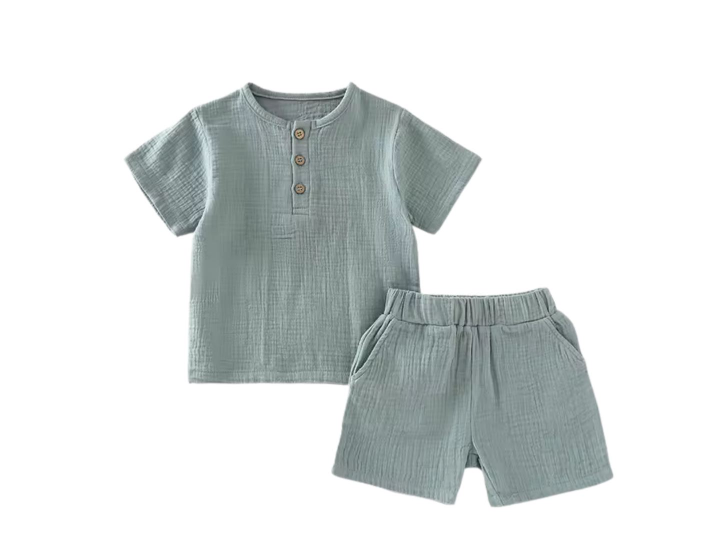 Organic Cotton Set - Seafoam