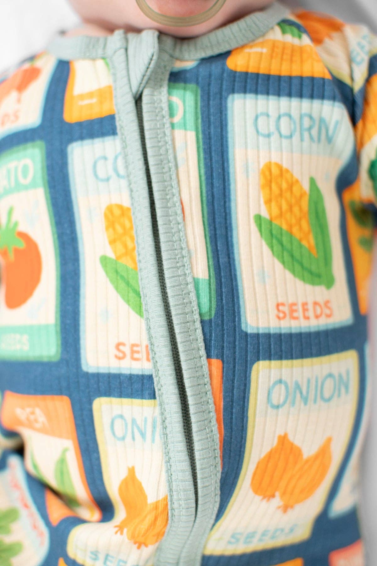 Cotton Ribbed Zippy | Garden Seed
