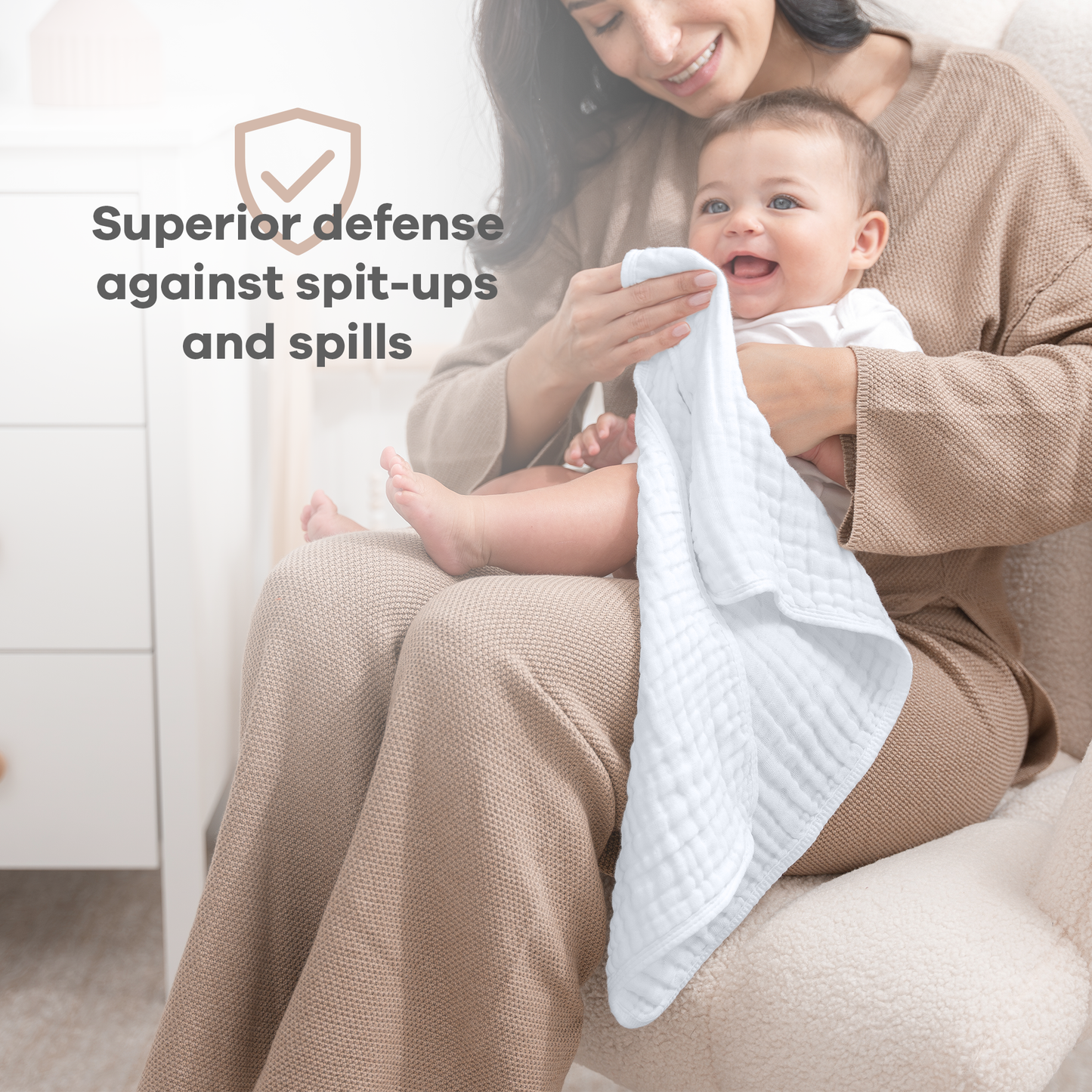 Muslin Cotton Burp Cloths