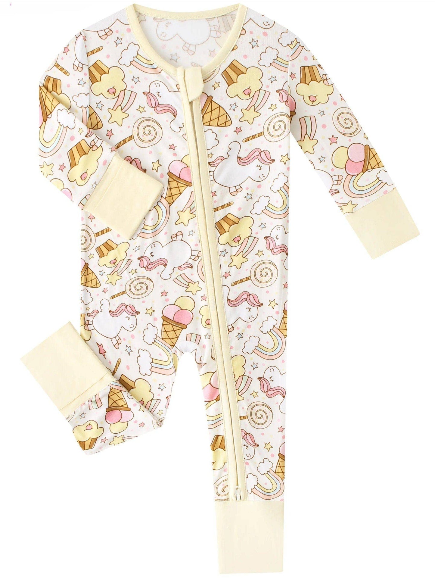 Bamboo Convertible Zippy Romper | Sweet Treats