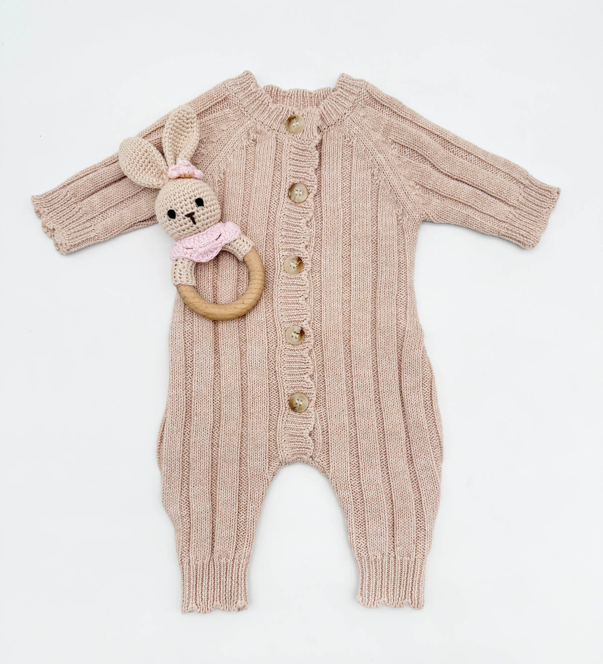 100% Cotton Mila Jumper | Pink Apricot