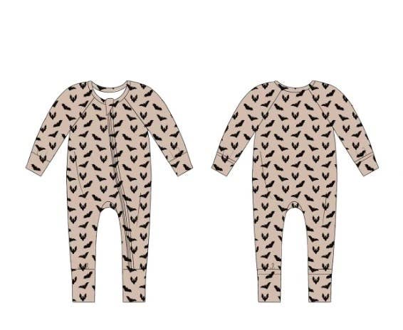 Bats | Bamboo Zipper Pajamas