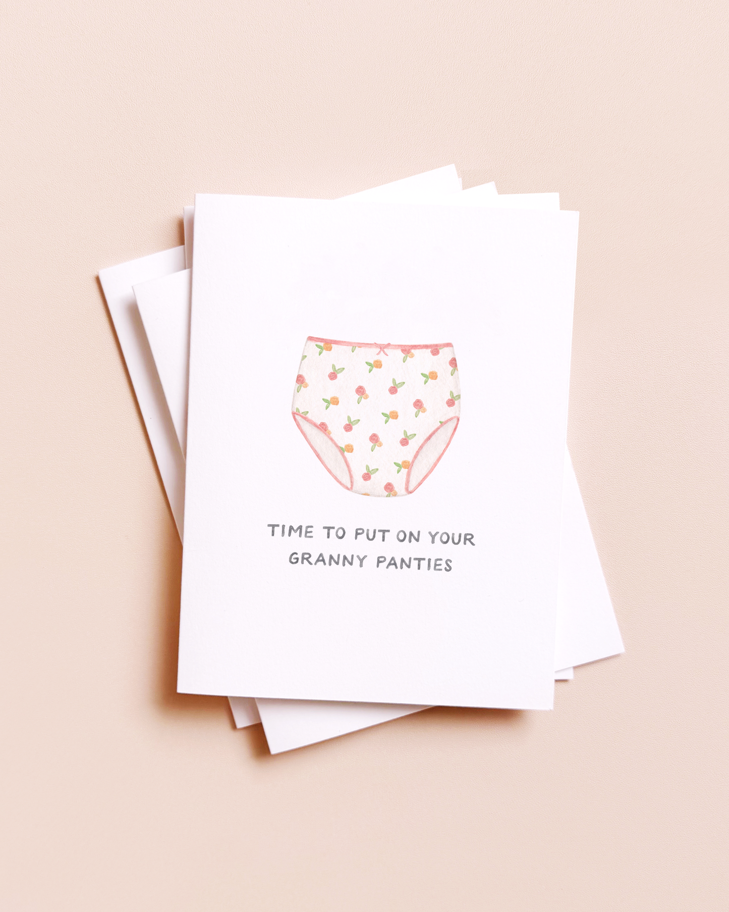Granny Panties — Funny New Grandma Congrats Card