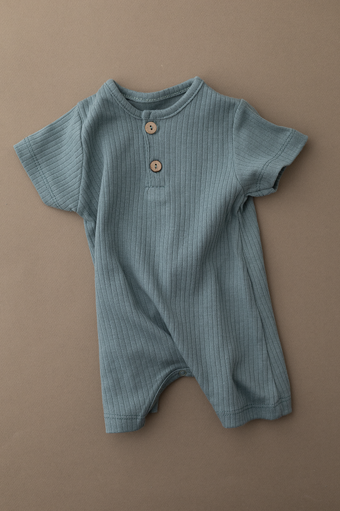 Organic Cotton Romper | Green